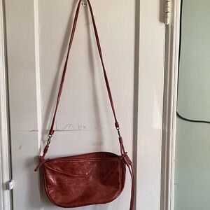 Anthropologie Red Crossbody Bag